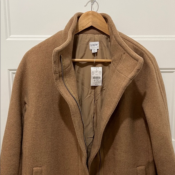 J. Crew Women's Camel Pea Coat - Picture 2 of 5